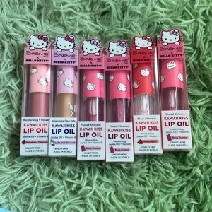 Cream x hello kitty lip oils